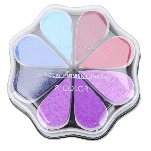 xuuyuu ���莖���p�i�ɍœK�ȉԂт�`�̃X�^���v�p�b�h8�F�̃y�^���g�ݍ��킹�w��ŉԂ��J���q�������C���N�p�b�h�Ɠ��ȊO�ό��ɋ����V�F���쐬�\�X�^���v�p�b�h�e���v���[�g�ʃp�E�_�[�ƕ��p�\�X�s���W�C���N�f�ޔ�Ő��J���t���N���[�j���O�ȒP JP (10