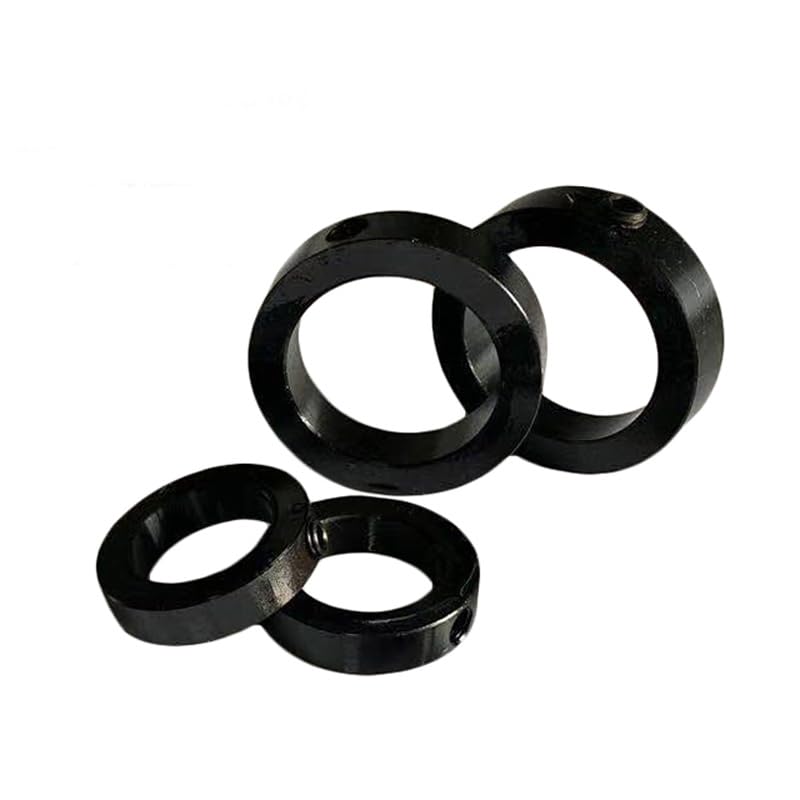5pcs 5mm*12mm*8mm Stop Screw Metal Fixed Bearing Limit Ring Shaft retaining Rings Locator Carbon Steel Circle