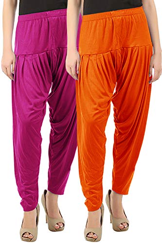 Image of Buy That Trendz Patiala Salwar for Women Relaxed Fit Viscose Patiyala Salwar Harem Bottom Pants