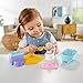 Fisher-Price Little People Wash & Go 7-Piece Play Set, Early Role-Play Toy for Toddlers and Preschool Kids Up to Age 5 Years