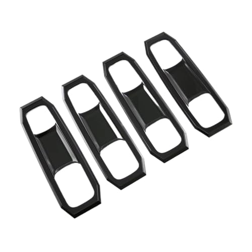 Garniture tasse poignée de porte RAM en ABS noir finition premium