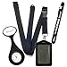 Produktbild Spirius Taschenuhr für Krankenschwester, Taschenuhr, Umhängeband, Leder-Ausweishalter und medizinischer LED-Stift Schwarz