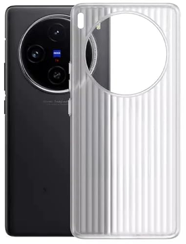 Image of Kapa Wave Frosted Grip Back Cover for Vivo X300 5G | Ultra Slim [with Metal Buttons] Matte Finish Back Case (White)