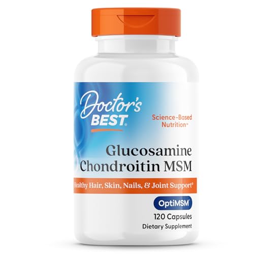 Doctors Best Glucosamine Chondroitin Msm With Optimsm 120 Veggie Caps