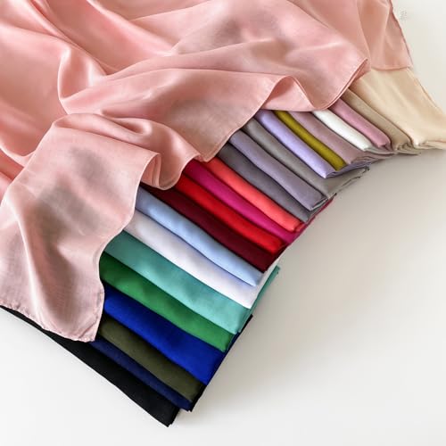 37.4” Satin Large Square Head Scarves Silky Like for Women Neck Scarf Hair Sleeping Womens Silky Kerchief Pure Color Scarfs4