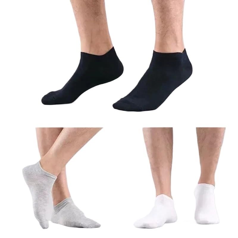 Calcetines tobilleros de algodón y poliéster for mujer | Calcetines Deportivos Mujer Multicolor 5/10 Pares: Calcetines Tobilleros De Algodón Transpirable