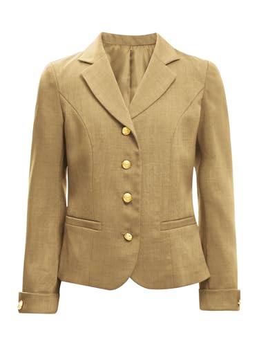 Kids Girls Solid Color Lapel Suit Coat Button Down Long Sleeve Blazer Jacket School Uniform Formal Blazers3