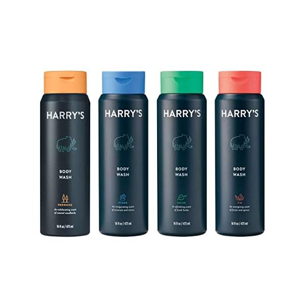 Harrys-Mens-Body-Wash-Body-Wash-for-Men-Variety-Pack-16-Fl-oz-Pack-of-4 Harry's Men's Body Wash - Body Wash for Men - Variety Pack - 16 Fl oz , Pack of 4 (Packaging May Vary)