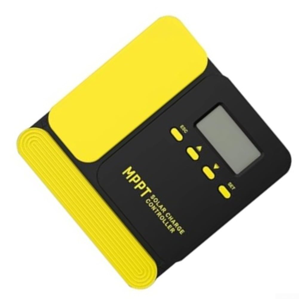 Regolatore solare MPPT 10A-20A per piombo-acido per batteria regolatore solare (10A) | Rilevamento automatico della tensione, sistema 12 V/24 V, display LCD in tempo reale, ricarica efficiente