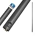 RHINO - 76.2 cm / ユニロック カーボン プール キュー シングルシャフト、ティップ F1 クリスタル、12.4 mm 低偏向技術、超滑らか、コントロールしやすい、プロテーパー