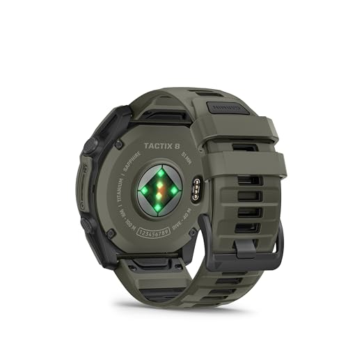 Image of Garmin tactix 8 - 51mm Cerakote, Premium Tactical GPS Smartwatch, AMOLED Display, Applied Ballistics Solver, Olive Drab Premium Cerakote Coating