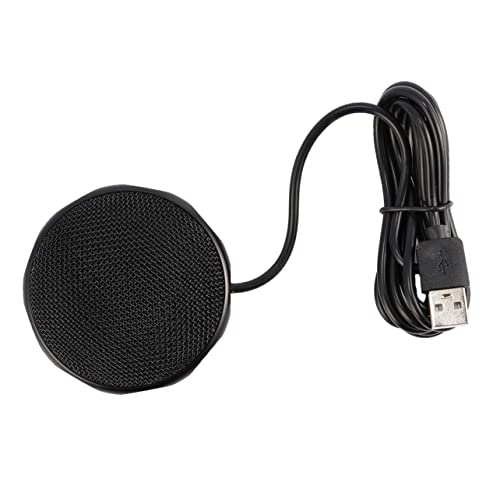 LALAFINA Computer Microphone Omnidirectional Condenser Microphone for Meetings Recording Video Calls