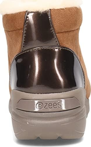 BZees Womens Golden Puff Ankle Boot Toffee Microfiber 6.5 M | Image 3