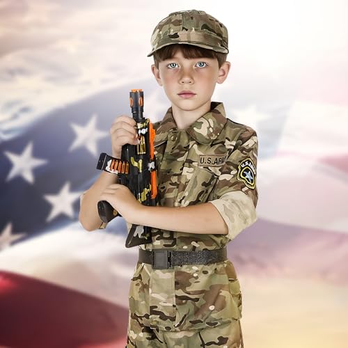 Disfraz de Soldado Militar para Niños, Camuflaje miniatura 2
