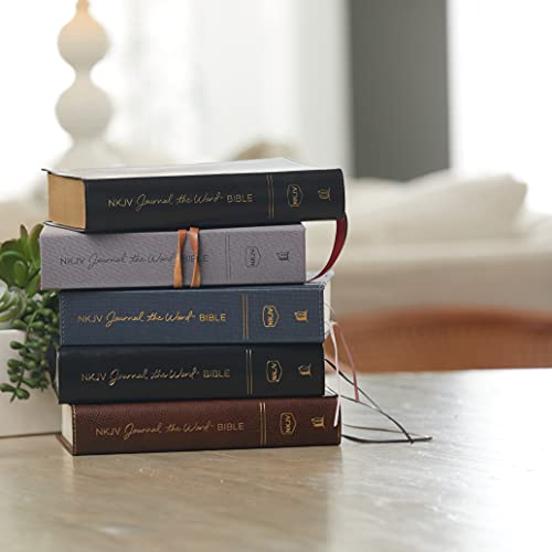 NKJV, Journal the Word Bible, Cloth over Board, Gray, Red Letter, Comfort Print: Reflect, Journal, or Create Art Next to Your Favorite Verses - Image 18