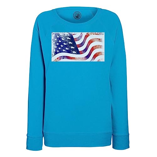 Sweatshirt femme équipe nationale américaine pour soutenir le football USA avec style