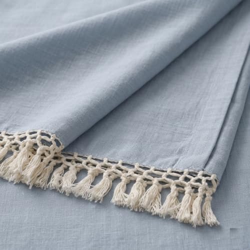 Image of Soft Dull Cotton Bhagalpuri Chadar for Summer | Lightweight and Breathable Chadar for Sleeping | Odhne Wali Chadar for All Season Use Blanket (Teal Blue)