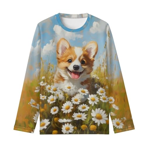 Image of Long Sleeve Shirts for Girls Winter Tops 3-16t Cartoon T Shirts for Fall Clothes
