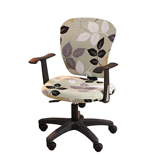 Jinzio Computer Office Chair Cover - Split Protective & Stretchable Cloth Polyester Universal Desk Task Chair Chair Covers Stretch Rotating Chair Slipcover, Grass Green Jinzio Computer Office Chair Cover - Split Protective & Stretchable Cloth Polyester Universal Desk Task Chair Chair Covers Stretch Rotating Chair Slipcover, Grass Green