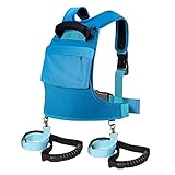 DeeRace キッズ スキー ハーネス、スキー ショルダー トレーニング ハーネス、スキー トレーニング リーシュ スケート、スケートボード、スノーボード、サイクリング用 子供と初心者向け