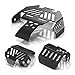 1/10 RC Chassis Armor Set for TRX-4 Car, Stainless Steel Skid Plate for TRAXXAS TRX4 Sport Body (Podwer Spray), Link Shock Axle Protector for Bronco K5 Blazer Defender 92076-4 82046-4