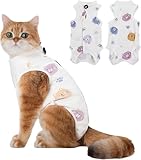 CGLRybO Katzenbody Nach Op Kastration Haustier-medizinisches chirurgisches Hemd Operationsgenesungsanzüge für Katzen