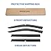 Window Visors Rain Guards for 2014-2023 Jeep Cherokee, Out-Channel Window Vent Wind Deflectors Visors Shades for 14-23 Cherokee