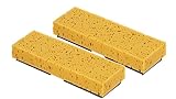 Sponge Mop Refill for Superio Butterfly Mop Only Overall: 9'x3' Screws: 6.5' Apart, 2 Pack