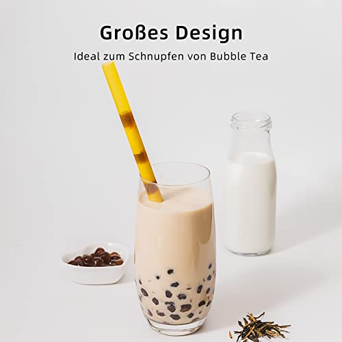 16 cannucce Bubble Tea, in plastica