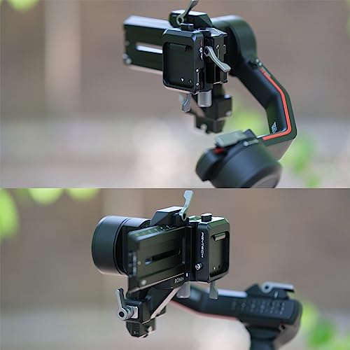 PGYTECH Camera Quick Release Plate with Clamp for DJI Ronin Stabiliser Arca Swiss Quick Release Plate Compatible with DJI RS4 / RS4 Mini / RS3 Mini/RS 3 Pro/RS 3 / RS 2 / RSC 2 - Image 3
