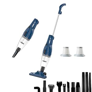TC-JUNESUN Staubsauger, kabelgebundener aufrechter Leichter beutelloser Handstaubsauger mit effizientem HEPA für…