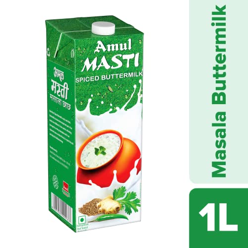 Image of Amul Masti Spiced Butter Milk Tetra Pack, 1 Litre
