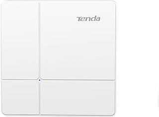 Tenda AC1200 Dual Band Gigabit Wireless Access Point, Ceiling Mount WiFi Access Point, Coverage 3200 sq.ft PoE Powered Surport IEEE 802.11ac Wave 2 and MU-MIMO White(I24)