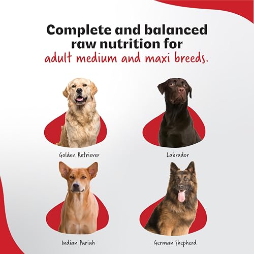 Image of Dry Dog Food - Ultimate Diet - Medium & Maxi Breed Diet for Adult with High Nutrition 85.7% Animal Source, Omega 3 & Omega 6 | Low Risk of Obesity| Reduced stools, 2kg