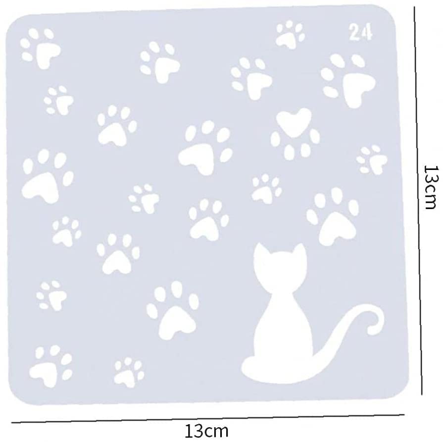 stencil-impronta-zampa-di-gatto-selvatico-stencil-per-impronte-di-cane