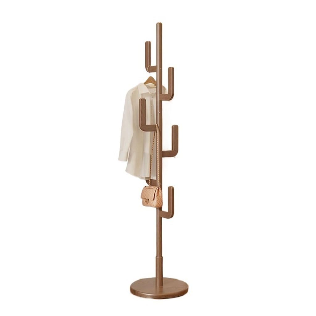 AHGFTYRDT Coat Rack Freestanding Simple Home Solid Wood Floor Hanger Bedroom Creative Hanger Entrance Vertical Coat Rack Hall Tree