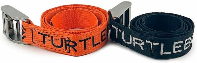 Turtlebox: Tie-Down Strap Kit - Includes 2 Straps - Strap Your Turtlebox Speaker on Your Ranger, Snowmobile, Kayak, Cooler or Boat to give You Peace of Mind - Set of 2, Each 41" Long (Black) - Image 2