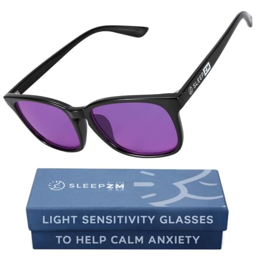Image of Sleep ZM Blue Light Blocking & Light Sensitivity Glasses - 14 Lens Types for Comfort, Relaxation, Sleep & Relief