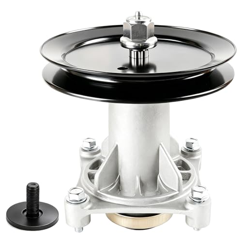 187292 192870 Spindle Assembly with 195945 Pulley Fit for 42 46 48 54 Mower Deck Husqvarna Z254 YTH22v46 YTH24v48 Craftsman YT3000 YS4500 YT4000 Mower Replace OEM 587819701 532187281 567253301