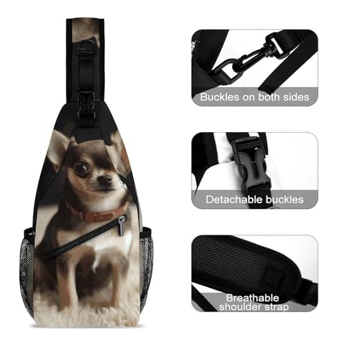 Bolso tipo bandolera casual para senderismo y viaje miniatura 3