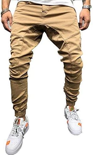 Amazon ズボン ロング ジョガーパンツ メンズ スウェットパンツ スキニーパンツ テーパード 無地 定番 サルエルパンツ ズボン ボトムス M 3xl カーキ02 Xl ロングパンツ 通販