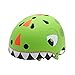 LZDMY Casco Bambini dai 2 Anni, Caschetto Bici Bambino Traspirante per Bicicletta Skate Hoverboard Pattini Monopattino Scooter Arrampicata Helmet Sporting (Dinosauro verde)