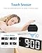 AMIR Digital Alarm Clock, [Upgraded Version] LED Clock for Bedroom, Electronic Desktop Clock with Type-C Port,Adjustable Brightness,DST,Snooze,12/24H Display for Home,Office