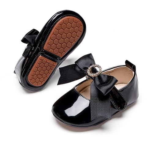 Image of PHIRAMIN Toddler Girl Mary Jane Dress Shoes-Little Girl School Uniform Shoes for Wedding Party