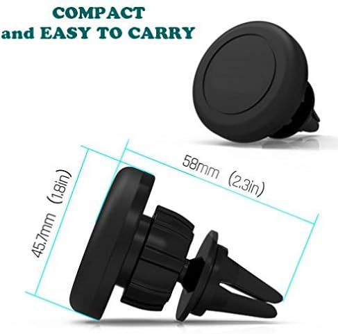 Miniatura 3 de Soporte magnético de ventilación para Moto G Stylus 5G Soporte giratorio Dock agarre fuerte compatible con Motorola Moto G Stylus 5G