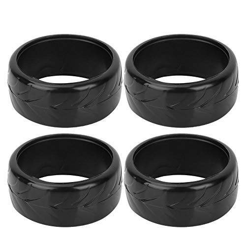 Woyisisi RC Drift Hard Tires 4PCS 26mm RC Drift Hard Tires for HSP 1:10 RC Drifting Car Part Accessory(Pattern Drift tire (03))