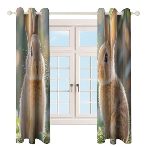 Rideaux occultants petits lapins mignons douceur enfant