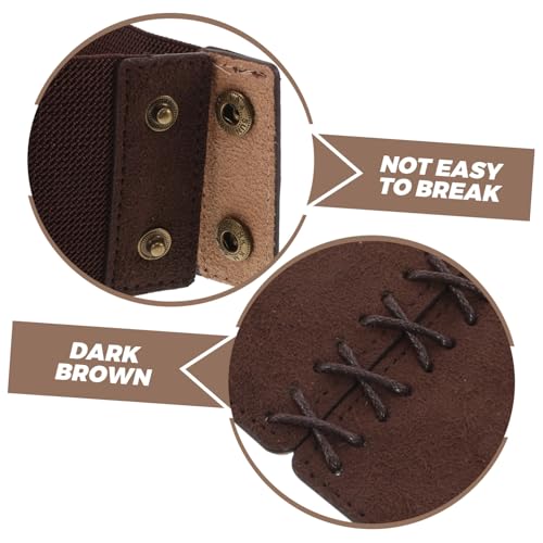 Homoyoyo Stylish Wide Corset Belt for Women Vintage-inspired Comfortable Sash Waistband for Chic Knot Detail for Daily Wear and Casual Outfits3