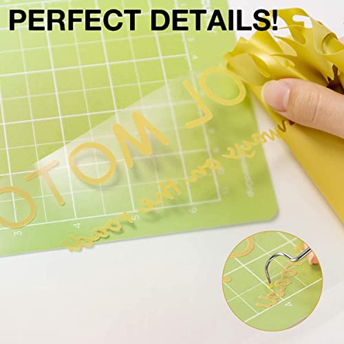 Image of HTVRONT Heat Tranfer Vinyl Roll - 12 inch x 80ft Gold HTV Vinyl for T Shirts, Iron on Vinyl Compatible with Cricut Cutting Machine - Easy to Use for Personalized Gifts (Gold)