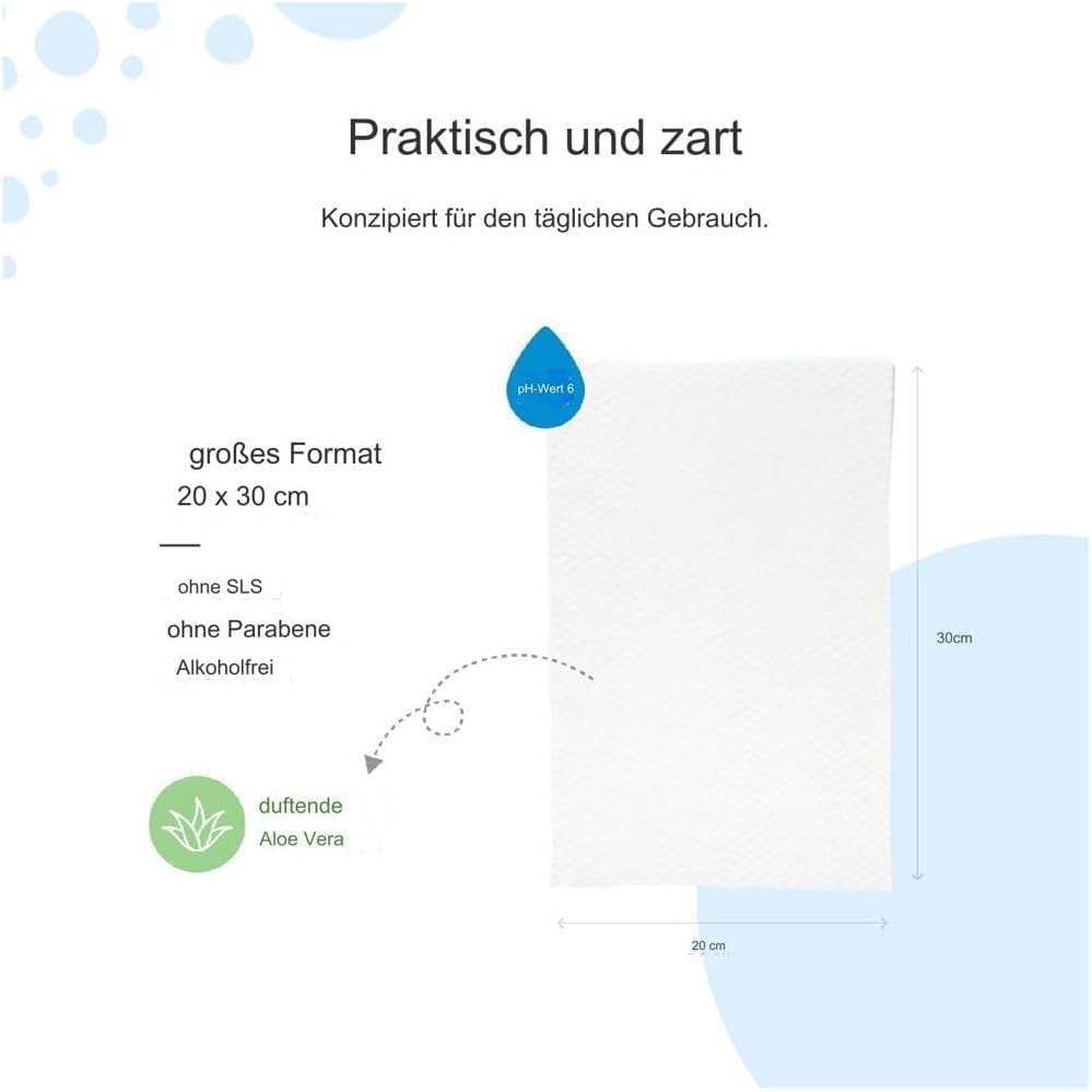 Animal House Dufttücher 35 Stück: Hypoallergene und biologisch abbaubare Feuchttücher für die tägliche Reinigung von Hunden und Katzen (35, Aloe und Chlorhexidin)